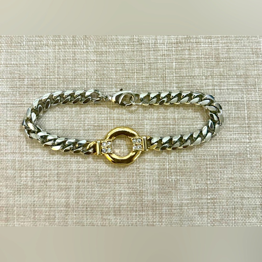 Liz Claiborne Two-Tone Chain Bracelet
